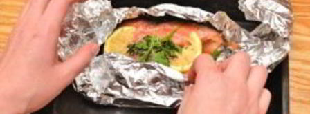 стейк лосося в фольге. Шаг 5