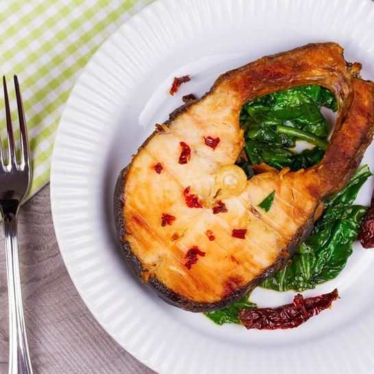 Рецепт стейка масляной рыбы на сковороде