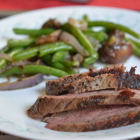 Рецепт стейка на сковороде