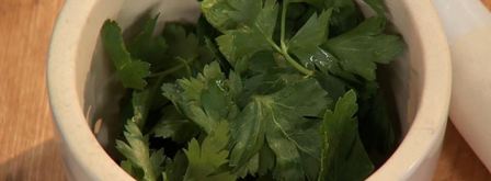 стейк с крабовым мясом и чесночным пюре. Шаг 3