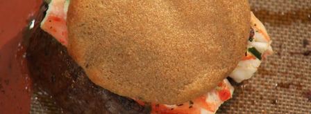 стейк с крабовым мясом и чесночным пюре. Шаг 8