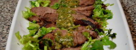 стейк с соусом халапеньо чимичурри. Шаг 4