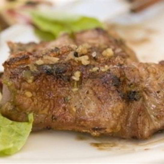 Рецепт стейков из говядины с лимонным соком и травами