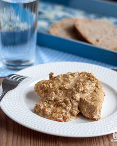 Стейки из индейки с миндальным соусом