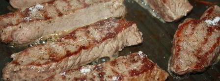 стейки из мраморной говядины на сковороде-гриль. Шаг 3