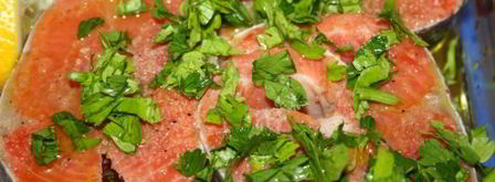 стейки нерки на гриль-доске. Шаг 2