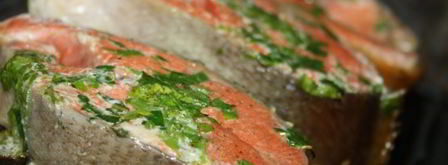 стейки нерки на гриль-доске. Шаг 4