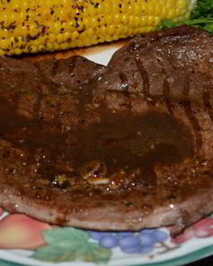 Стейки в бальзамической глазури