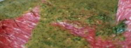 стейки в зеленом маринаде. Шаг 13