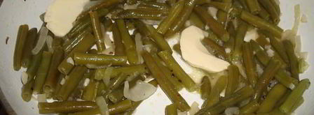 стриплойн — стейк с зеленой фасолью. Шаг 9