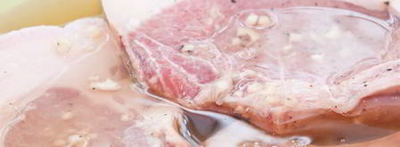 свиной стейк в маринаде из зеленого чая. Шаг 4