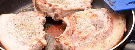 свиной стейк в маринаде из зеленого чая. Шаг 6