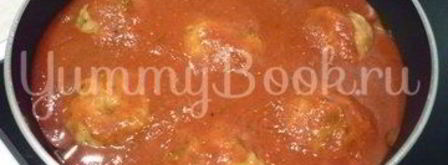 чесночные тефтели с морковью в остром соусе. Шаг 11