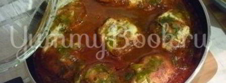 чесночные тефтели с морковью в остром соусе. Шаг 14