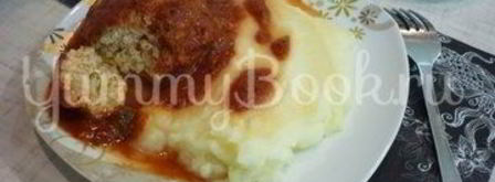 чесночные тефтели с морковью в остром соусе. Шаг 17