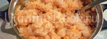 чесночные тефтели с морковью в остром соусе. Шаг 5