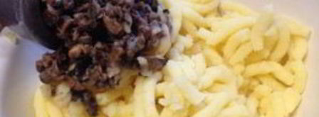 картофельные тефтели с грибами. Шаг 2