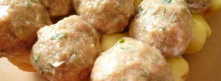 куриные тефтельки, запеченные с молодым картофелем. Шаг 6