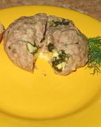 Паровая тефтеля с начинкой