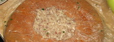 паровая тефтеля с начинкой. Шаг 3