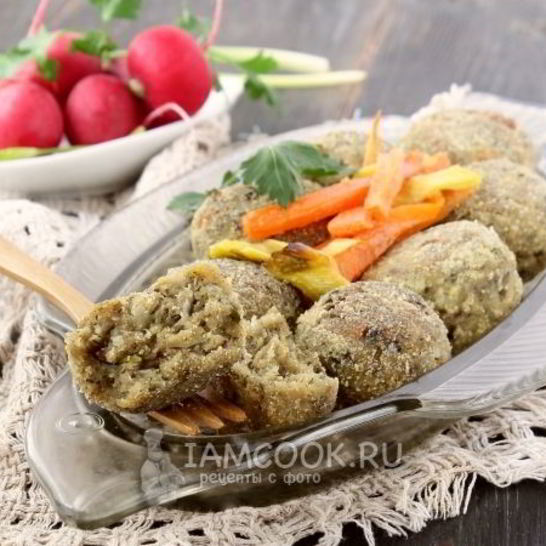 Рецепт рыбных тефтелей в духовке