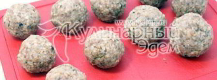 тефтели из гречки с грибами. Шаг 4