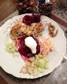 Тефтели куриные с чечевицей