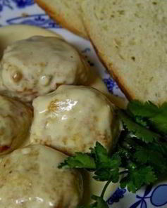 Тефтели куриные в сливочном соусе