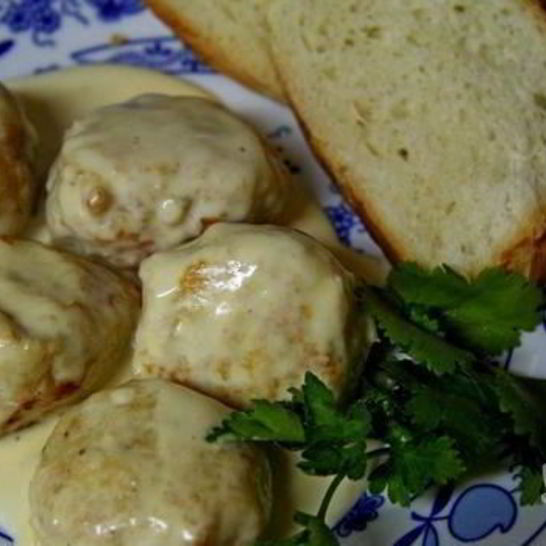Рецепт тефтелей куриных в сливочном соусе