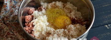 тефтели на сковороде. Шаг 2