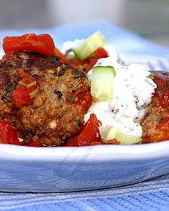 Тефтели по-гречески