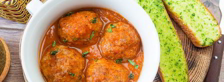 тефтели с чесночным хлебом. Шаг 10