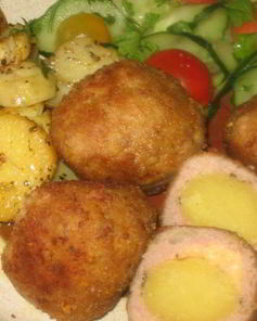 Тефтели с картофелем
