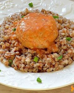 Тефтели с подливкой на сковороде