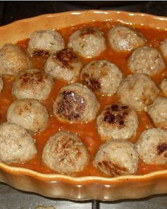 Тефтели с помидорами