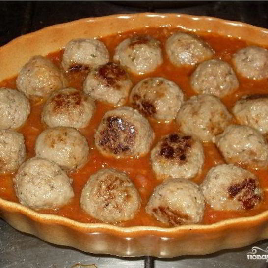 Рецепт тефтелей с помидорами