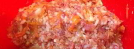 тефтели с рисом и овощным соусом. Шаг 4