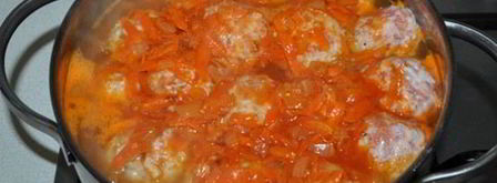 тефтели, тушенные с картофелем. Шаг 5