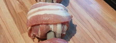 тефтели в беконе с начинкой из моцареллы. Шаг 5