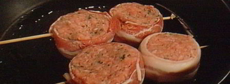 тефтели в беконе с начинкой из моцареллы. Шаг 7