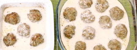 тефтели в духовке в сметанном соусе. Шаг 10