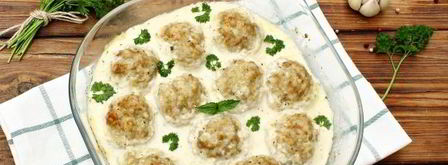 тефтели в духовке в сметанном соусе. Шаг 11