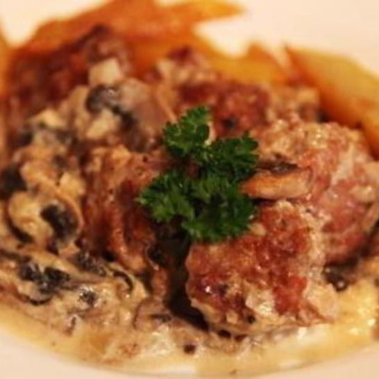 Рецепт тефтелей в грибном соусе