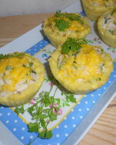 Тефтели в картофельных корзиночках