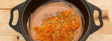 томатно-сметанная подлива для тефтелей с овощами. Шаг 8