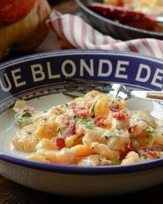 Тыквенные ньокки с соусом Альфредо