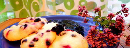 ленивые вареники с черникой на пару. Шаг 3