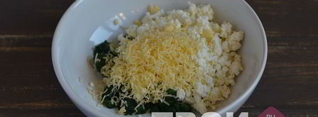 ленивые вареники со шпинатом. Шаг 3