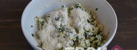 ленивые вареники со шпинатом. Шаг 6