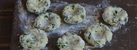 ленивые вареники со шпинатом. Шаг 7